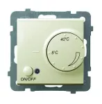 AS Regulator temperatury z czujnikiem podpodłogowym - kolor ecru